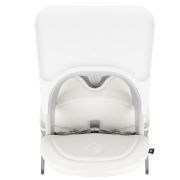 Scaun de masa, Lionelo, Dalia, 2 in 1, Transformabil, Cu 2 suporturi pentru picioare, Cu tavita detasabila, Sustine 60 kg, 6 luni+, Conform cu EN14988, Gri BYNLO-DALIA_GREY_STONE_NATURAL