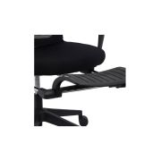 Scaun ergonomic cu suport picioare ab097, mesh, suport lombar, spatar rabatabil, 120 kg, negru drm10369