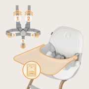 Set balansoar si scaun de masa, Lionelo, Dalia, Scaun cu 2 suporturi pentru picioare, Cu tavita, Balansoar 4 in 1 cu inaltime reglabia si bara cu jucarii, Conform cu EN14988, EN1888-1 EN1888-2, EN1466, Gri BYNLO-DALIA_SET_GREY_STONE_NATURAL