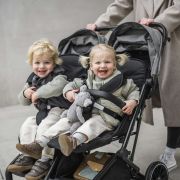 Babygo - carucior pliabil pentru gemeni gotwice, black bbbbgo-7901