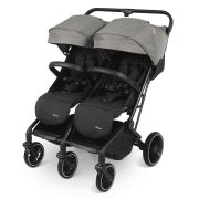 Babygo - carucior pliabil pentru gemeni gotwice, grey bbbbgo-7902
