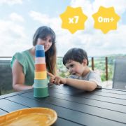 Badabulle - set 7 jucarii stivuibile pentru baie bbbb017026