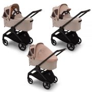 Capotina cu extensie plasa insecte Bugaboo Dragonfly Dune Taupe ERFBG100267025