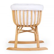 Patut balansoar Childhome din ratan cu saltea  si husa jerse 90x70x71 cm ERFCH-CRRATRBC