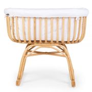 Patut balansoar Childhome din ratan cu saltea  si husa jerse 90x70x71 cm ERFCH-CRRATRBC