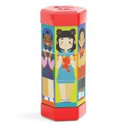 Puzzle Quercetti Tubo Mix  Match Meserii ERFQ02583