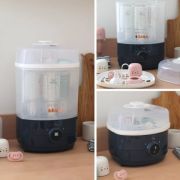 Sterilizator 2 in 1 cu uscare Beaba Steril N Dry Night Blue ERFB911733