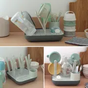 Uscator biberoane Beaba Forest Misty Green Mineral ERFB911729