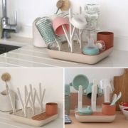 Uscator biberoane Beaba Forest Terracotta Clay ERFB911730