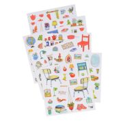 Carte de colorat cu stickere marea familie, moulin roty mr_632626