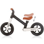 Bicicleta fara pedale chipolino spark black white hubdiksk02401bw