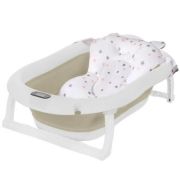 Cadita pliabila cu termometru si suport anatomic genua premium beige lvtk5904905022769