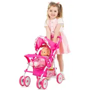 Carucior pentru papusi chipolino dolly multicolor hubkzkdl02401mc
