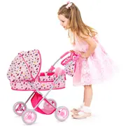 Carucior pentru papusi chipolino dora butterflies hubkzkdr02401bu