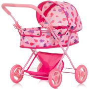 Carucior pentru papusi chipolino dora hearts hubkzkdr02402he