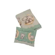 Lenjerie MyKids Bear On Moon Mint 4 piese 120x60 MYK00080731