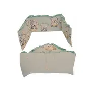 Lenjerie MyKids Bear On Moon Mint 4 piese 120x60 MYK00080731