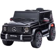 Masinuta electrica chipolino suv mercedes g63 amg cu scaun din piele si roti eva black hubeljg63mb23b