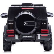 Masinuta electrica chipolino suv mercedes g63 amg cu scaun din piele si roti eva black hubeljg63mb23b