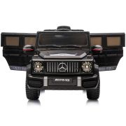 Masinuta electrica chipolino suv mercedes g63 amg cu scaun din piele si roti eva black hubeljg63mb23b
