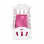 Patut pentru papusi, Free2Play, Cu pernuta confortabila, 46x33x33 cm, 36 luni+, White BYN83228