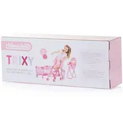 Set jucarii pentru papusi chipolino trixy 3 in 1 unicorn hubkzktr02403un