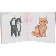 Carte de autocolante TOPModel Kitty Dress pentru fete si minti creative Depesche PT12965 BBJPT12965_Initiala