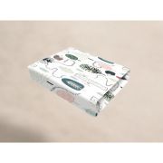Cearceaf cu elastic, Qmini, Pentru patut co-sleeper, Aurora, Dimensiune 76 x 43 cm, Din bumbac certificat Oeko Tex Standard 100, Hedgehog  BYN6426972026857
