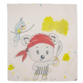 Scutec muselina Pirate bumbac 120x120 cm SeviBebe BBKSEV_310-67