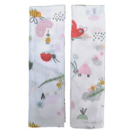 Set 2 museline din bumbac 70x50cm Cute Insects SeviBebe BBKSEV_328-132