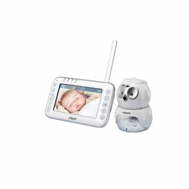 Videointerfon digital bidirectional Vtech 4.3 inch BM4600 Bufnita, camera rotativa, melodii si termometru LVTKBM4600