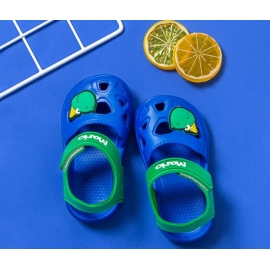 Papuci albastri tip sandaluta din cauciuc pentru baietei (Marime Disponibila: Marimea 28) MBHJ-199-2-c