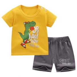 Pijama pentru baietei - Dino baschetbalist (Marime Disponibila: 3-6 luni (Marimea 18 incaltaminte)) MDH986-14