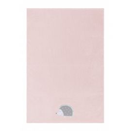 Prosop brodat arici, pink, 120x75 cm. Fillikid KRS1047-02