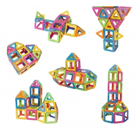 Joc de constructie magnetic - 45 piese EDUMPA-45