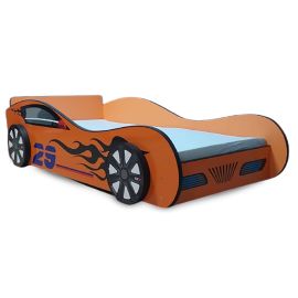 Orange Car - Saltea Inclusa - 140x70cm, Fara Lumini PTV2608