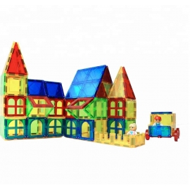 Set de constructie magnetic - 112 piese EDUMPL-112