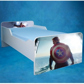 Captain America - Saltea Inclusa - 140x70 cm, Cu sertar (+130 lei) PTV1948
