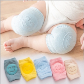 Genunchiere cu silicon pentru bebe - Smile (Marime Disponibila: 0-12 luni, Culoare: Roz-banan),MBhx-1989