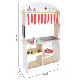 Bucatarie Ecotoys CA04063 + set accesorii EDEediCA04063