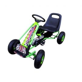 Kart cu pedale Gokart, 3-7 ani, roti gonflabile, G1 R-Sport - Verde EDEEDIA15VERDE