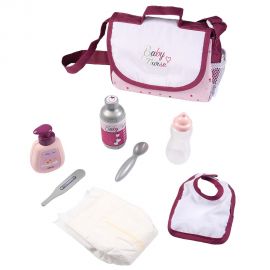 Gentuta de infasat pentru papusa Smoby Baby Nurse Changing Bag cu accesorii HUBS7600220363