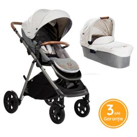 Joie - Carucior multifunctional 2 in 1, reglabil pe inaltime, Aeria Signature Oyster BBBS1606AAOYS000SET