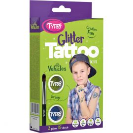 Set tatuaje temporare cu sclipici Vehicles Tytoo KKCTT2213013 BBJKKCTT2213013_Initiala