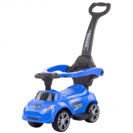 Masinuta de impins Chipolino Turbo blue cu maner HUBROCTR02105BL