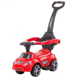 Masinuta de impins Chipolino Turbo red cu maner HUBROCTR02103RE