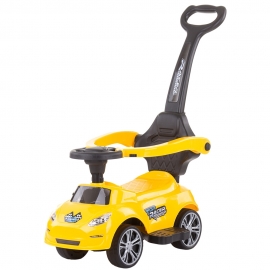 Masinuta de impins Chipolino Turbo yellow cu maner HUBROCTR02104YE