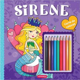 Carte de colorat Sirene Editura Kreativ EK6602 BBJEK6602_Initiala