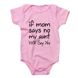 Body roz pentru fetite - If mom..... (Marime Disponibila: 18-24 luni) ADHY5341
