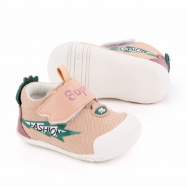 Pantofi roz somon pentru fetite - Dino (Marime Disponibila: Marimea 22) ADd2491-2-sa41